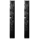 parasolovertræk med lynlås 2 stk. 200 cm PE