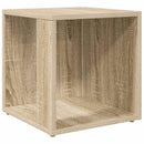 sidebord 33x33x34,5 cm konstrueret træ sonoma-eg