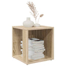 sidebord 33x33x34,5 cm konstrueret træ sonoma-eg