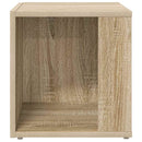 sidebord 33x33x34,5 cm konstrueret træ sonoma-eg