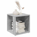 sidebord 33x33x34,5 cm konstrueret træ betongrå