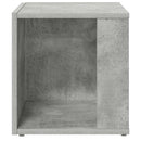 sidebord 33x33x34,5 cm konstrueret træ betongrå