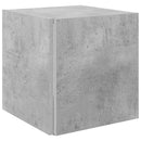 sidebord 33x33x34,5 cm konstrueret træ betongrå