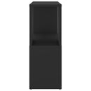 bogreol 60x24x63 cm konstrueret træ sort