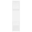 bogreol/rumdeler 60x24x94 cm konstrueret træ hvid