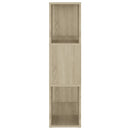 bogreol/rumdeler 60x24x94 cm konstrueret træ sonoma-eg