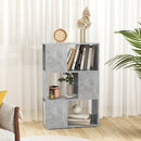 bogreol/rumdeler 60x24x94 cm konstrueret træ betongrå