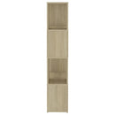 bogreol/rumdeler 60x24x124,5 cm konstrueret træ sonoma-eg
