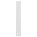 bogreol/rumdeler 60x24x186 cm konstrueret træ hvid