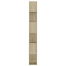 bogreol/rumdeler 60x24x186 cm konstrueret træ sonoma-egetræ