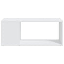 tv-bord 80x24x32 cm konstrueret træ hvid