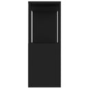 tv-bord 80x24x63 cm konstrueret træ sort