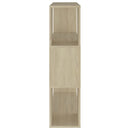 bogreol/rumdeler 80x24x94 cm konstrueret træ sonoma-eg