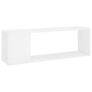 tv-bord 100x24x32 cm konstrueret træ hvid