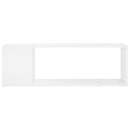 tv-bord 100x24x32 cm konstrueret træ hvid