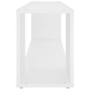 tv-bord 100x24x32 cm konstrueret træ hvid