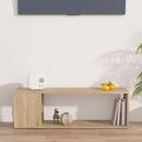 tv-bord 100x24x32 cm konstrueret træ sonoma-eg