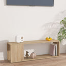 tv-bord 100x24x32 cm konstrueret træ sonoma-eg
