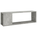 tv-bord 100x24x32 cm konstrueret træ betongrå