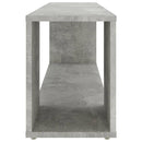 tv-bord 100x24x32 cm konstrueret træ betongrå