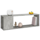 tv-bord 100x24x32 cm konstrueret træ betongrå
