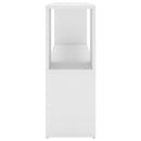 bogreol 100x24x63 cm konstrueret træ hvid