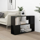 bogreol 100x24x63 cm konstrueret træ sort