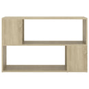 bogreol 100x24x63 cm konstrueret træ sonoma-eg