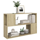 bogreol 100x24x63 cm konstrueret træ sonoma-eg