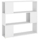 bogreol/rumdeler 100x24x94 cm hvid
