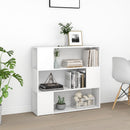 bogreol/rumdeler 100x24x94 cm hvid