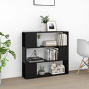 bogreol/rumdeler 100x24x94 cm sort
