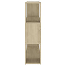 bogreol/rumdeler 100x24x94 cm konstrueret træ sonoma-eg