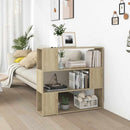 bogreol/rumdeler 100x24x94 cm konstrueret træ sonoma-eg