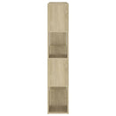 bogskab/rumdeler 100x24x124 cm konstrueret træ sonoma-eg