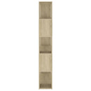 bogreol/rumdeler 100x24x155 cm konstrueret træ sonoma-eg