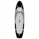 oppusteligt paddleboardsæt 300x76x10 cm sort