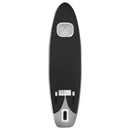 oppusteligt paddleboardsæt 300x76x10 cm sort