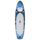 oppusteligt paddleboardsæt 330x76x10 cm havblå