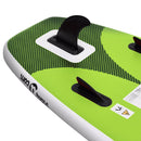 oppusteligt paddleboardsæt 330x76x10 cm grøn