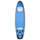 oppusteligt paddleboardsæt 360x81x10 cm havblå