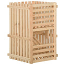 kartoffelkasse 50x50x80 cm massivt fyrretræ