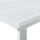 computerbord 110x60x73 cm spånplade hvid