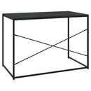 computerbord 110x60x70 cm konstrueret træ sort