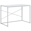 computerbord 110x60x70 cm konstrueret træ hvid