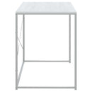 computerbord 110x60x70 cm konstrueret træ hvid