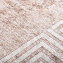 gulvtæppe 80x150 cm vaskbart beige
