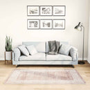 gulvtæppe 80x150 cm vaskbart beige