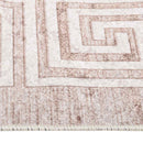 gulvtæppe 80x300 cm vaskbart beige