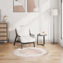 gulvtæppe 120 cm vaskbart beige